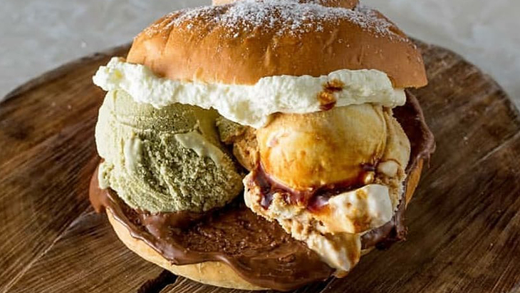 SOS Ice Cream Burger