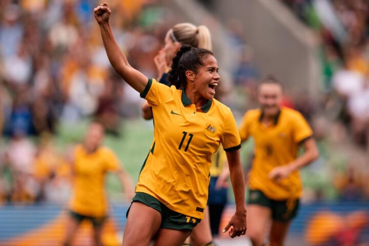 Mary Fowler profile. Credit: CommBank Matildas.