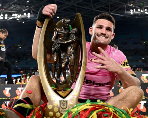 Nathan Cleary. Credit: Alamy.