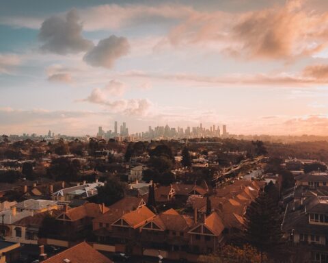 aerial view of city during daytime