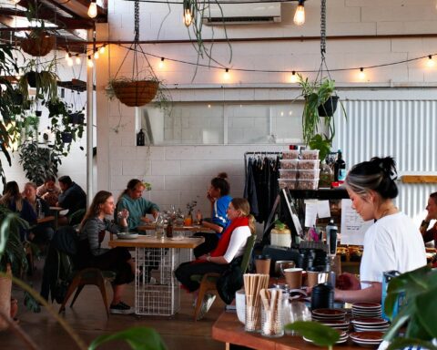 people sitting on chair in restaurant