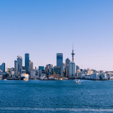 city skyline across body of water during daytime